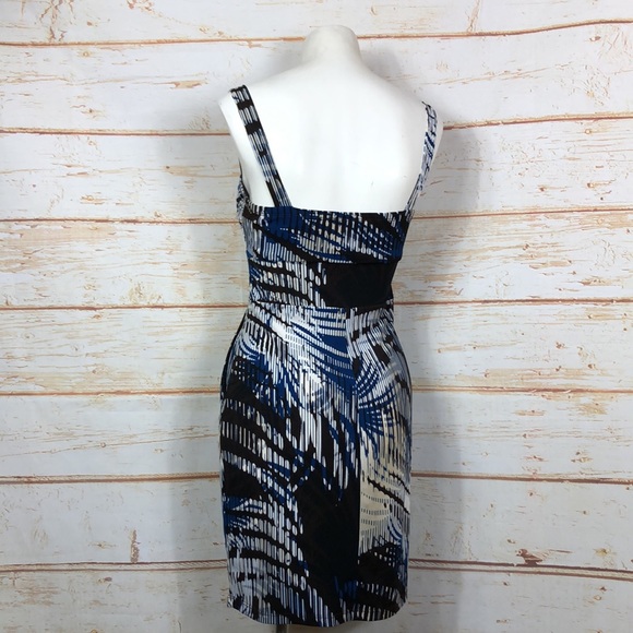 C3 - Bisou Bisou Blue Brown  Dress - Size 4 - Picture 4 of 6